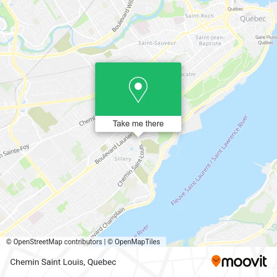 Chemin Saint Louis map
