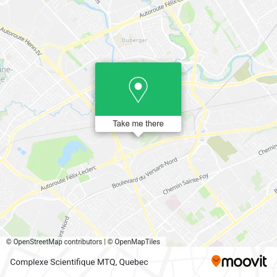 Complexe Scientifique MTQ map