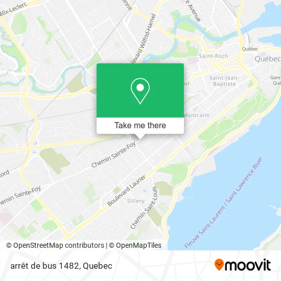 arrêt de bus 1482 map