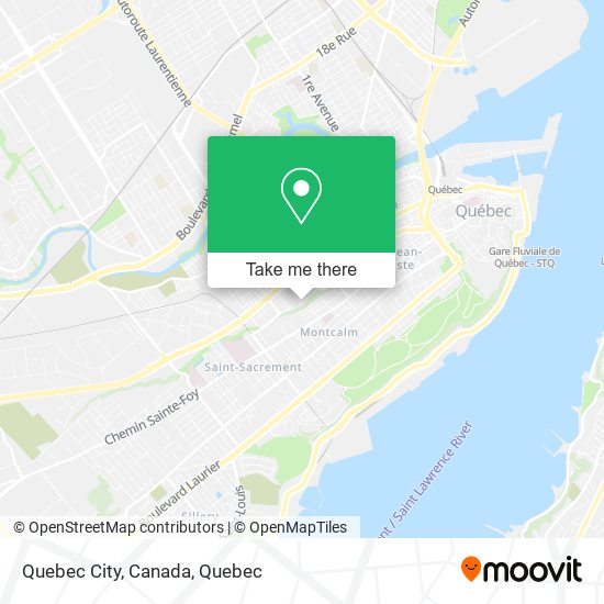 Quebec City, Canada map