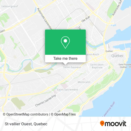 St-vallier Ouest map