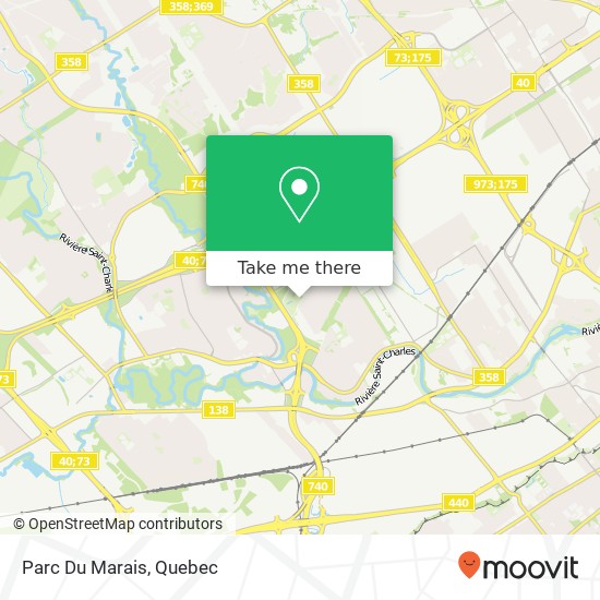 Parc Du Marais map