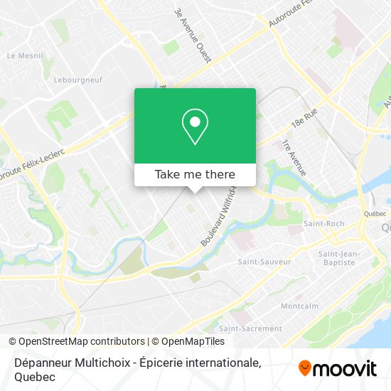 Dépanneur Multichoix - Épicerie internationale map