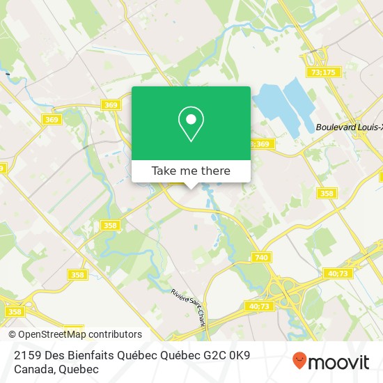 2159 Des Bienfaits Québec‎ Québec‎ G2C 0K9 Canada map