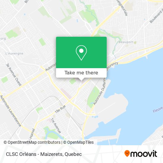 CLSC Orléans - Maizerets map