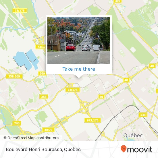 Boulevard Henri Bourassa map