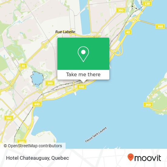 Hotel Chateauguay map