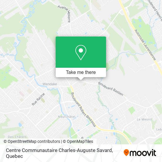 Centre Communautaire Charles-Auguste Savard map