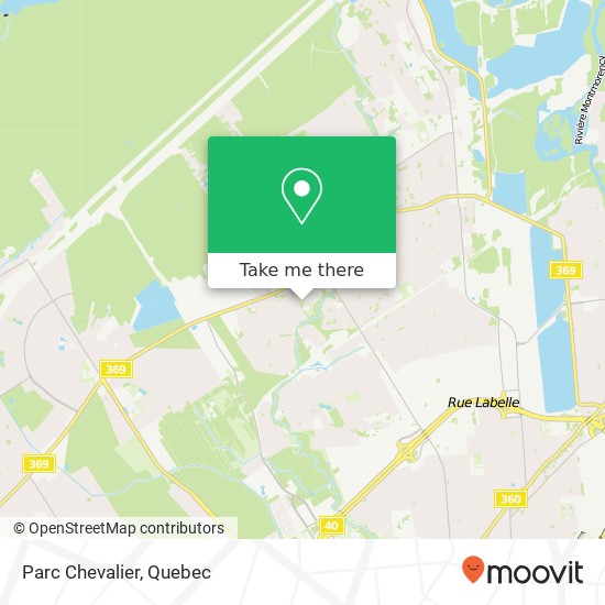 Parc Chevalier map