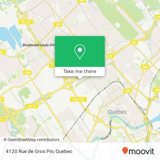 4120 Rue de Gros Pin map