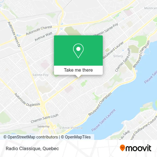 Radio Classique map
