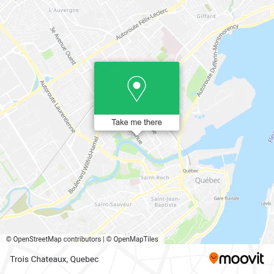 Trois Chateaux map