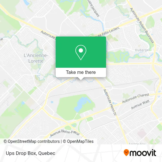 Ups Drop Box map