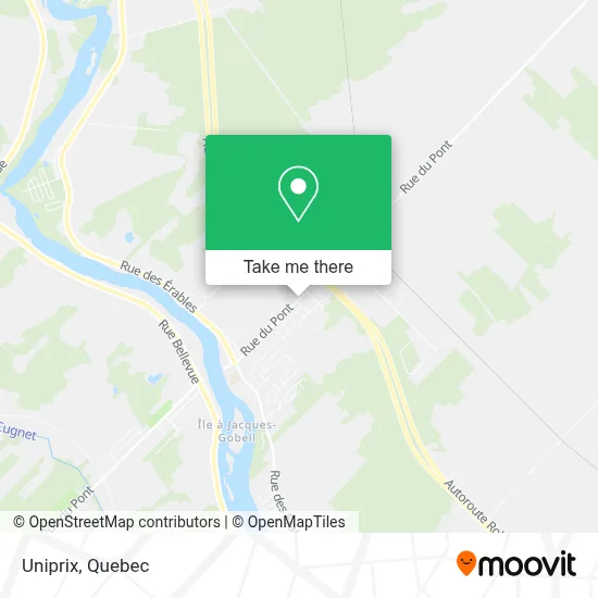 Uniprix map