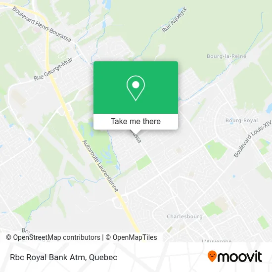 Rbc Royal Bank Atm map