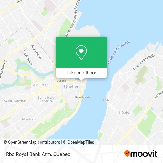 Rbc Royal Bank Atm map