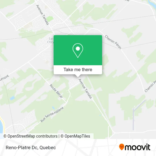 Reno-Platre Dc map