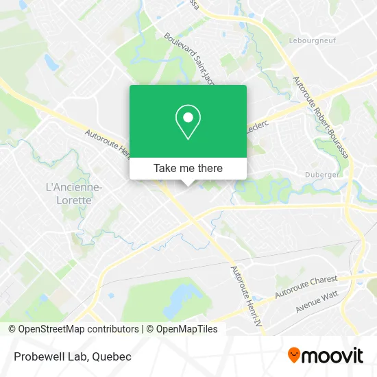 Probewell Lab map