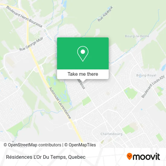 Résidences L'Or Du Temps map