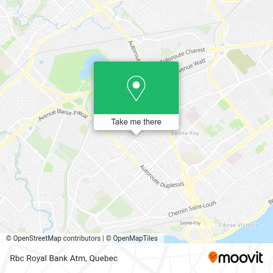 Rbc Royal Bank Atm map