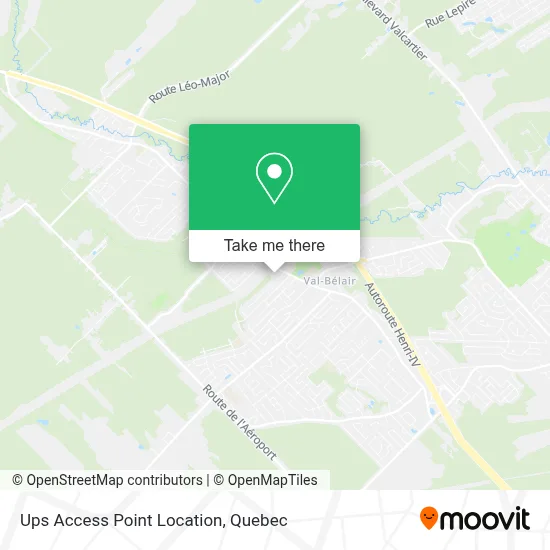 Ups Access Point Location map