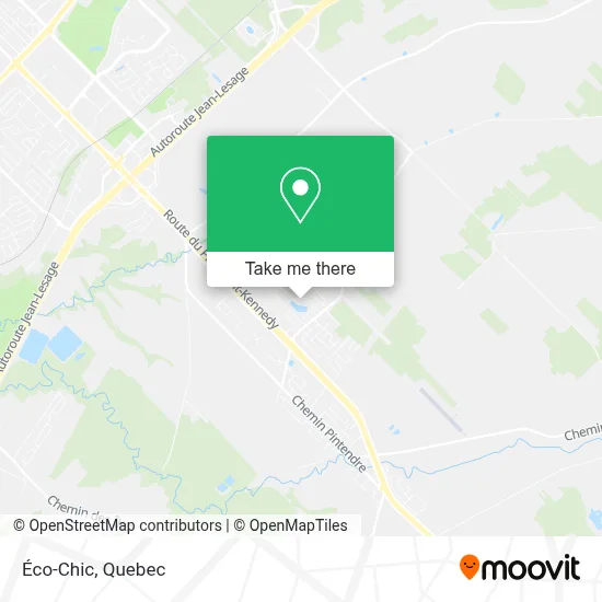 Éco-Chic map
