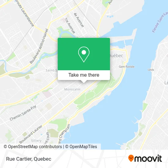 Rue Cartier map