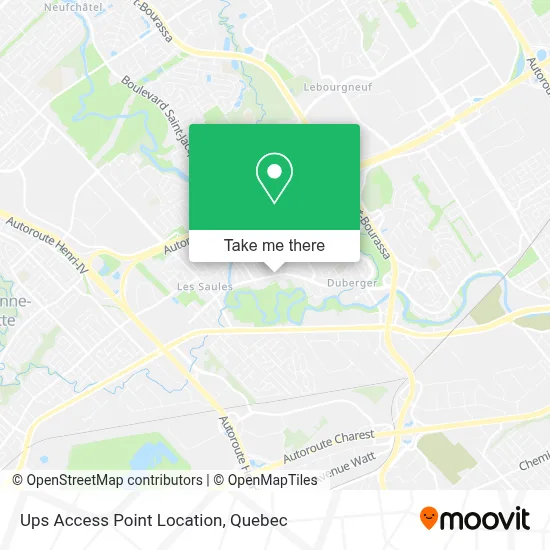Ups Access Point Location map