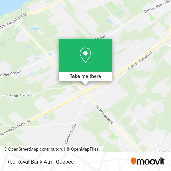 Rbc Royal Bank Atm map