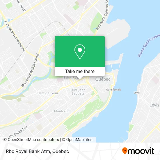 Rbc Royal Bank Atm map