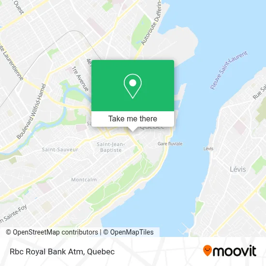Rbc Royal Bank Atm map