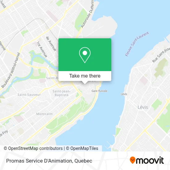 Promas Service D'Animation map