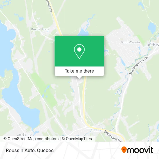 Roussin Auto map