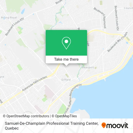 Samuel-De-Champlain Professional Training Center map