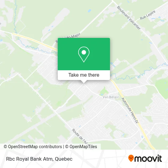 Rbc Royal Bank Atm map