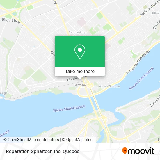 Réparation Sphaltech Inc map