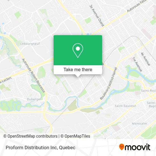 Proform Distribution Inc map