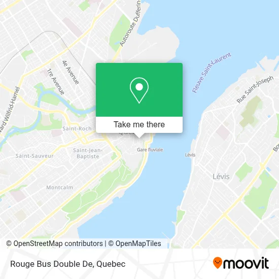 Rouge Bus Double De map