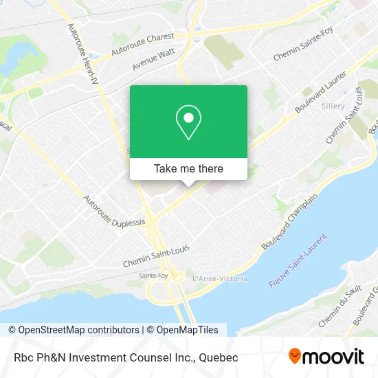 Rbc Ph&N Investment Counsel Inc. map