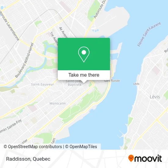 Raddisson map