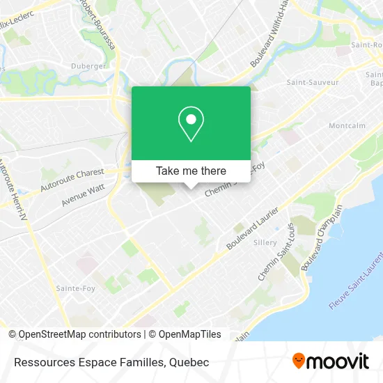 Ressources Espace Familles map