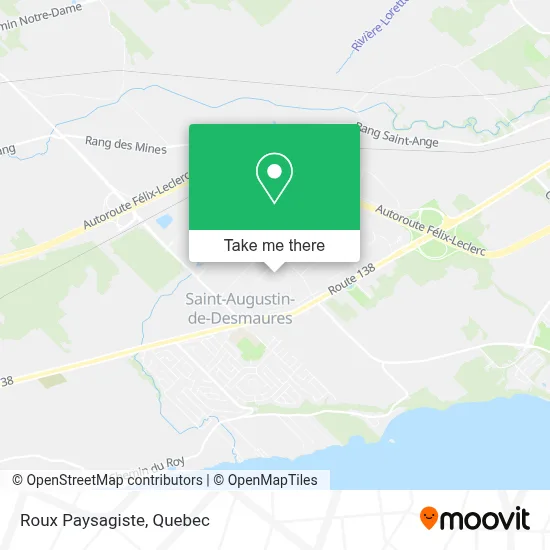 Roux Paysagiste map