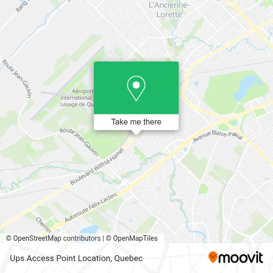 Ups Access Point Location map