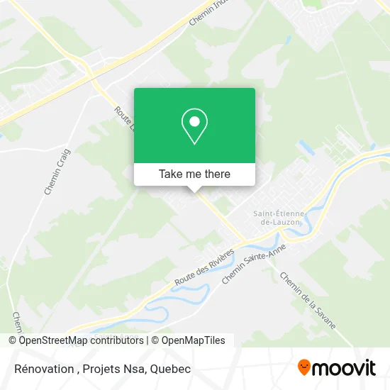 Rénovation , Projets Nsa map