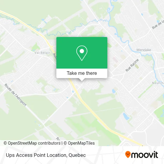 Ups Access Point Location map