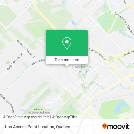 Ups Access Point Location map