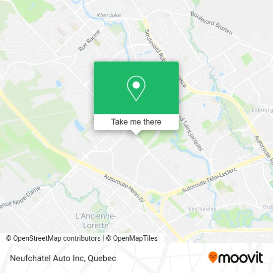 Neufchatel Auto Inc map