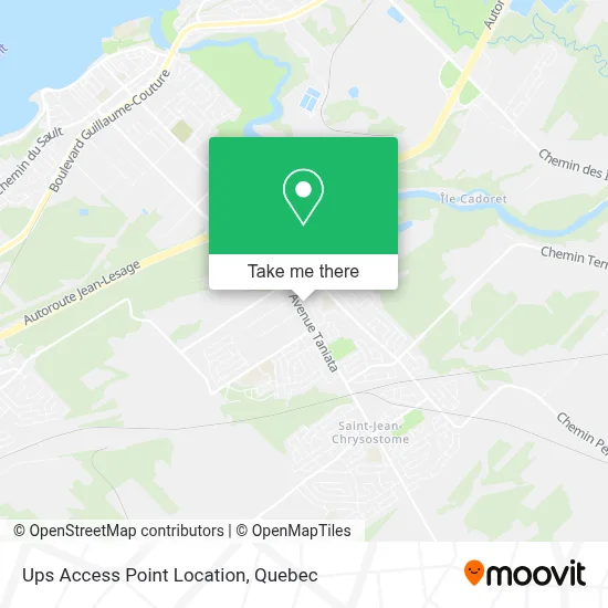 Ups Access Point Location map