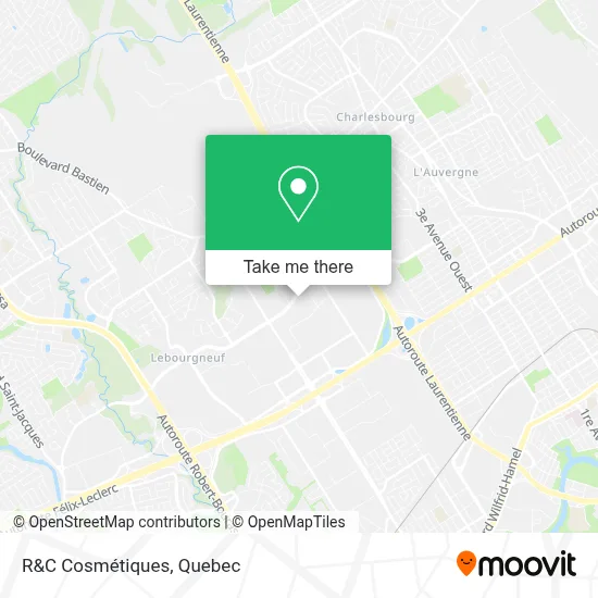 R&C Cosmétiques map