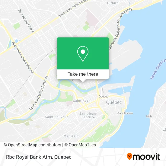 Rbc Royal Bank Atm map